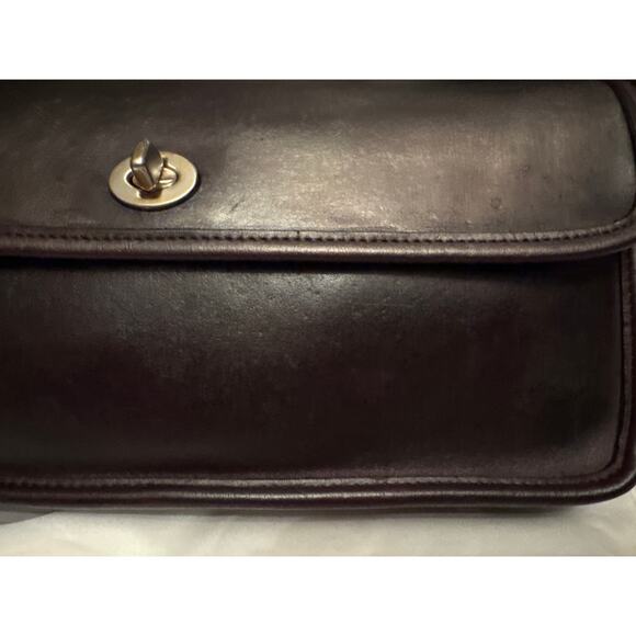 Vintage Coach City Willis Rare Mahogany Bag Restored - Picture 8 of 10